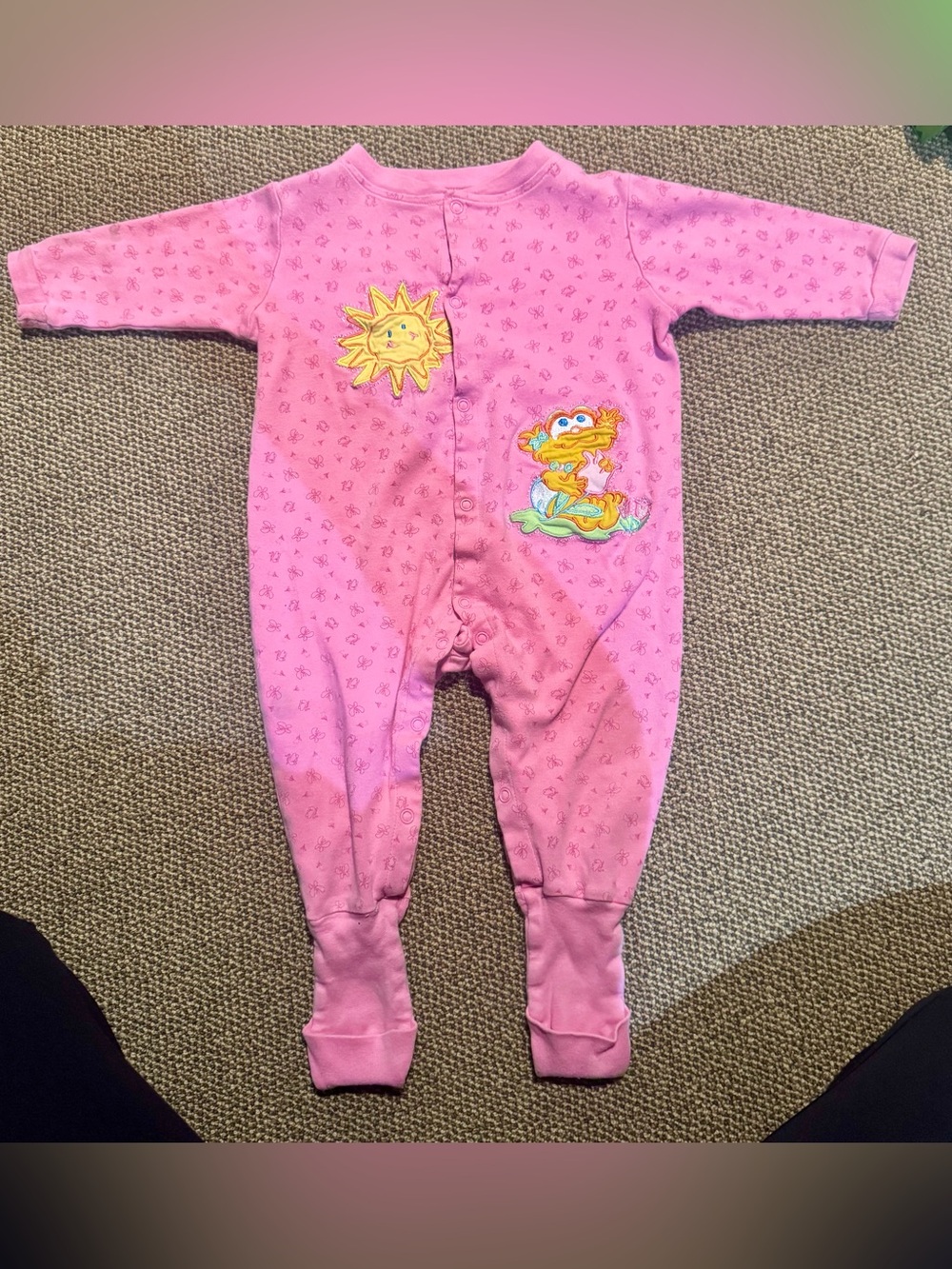 Vintage Sesame Street Zoe onesie